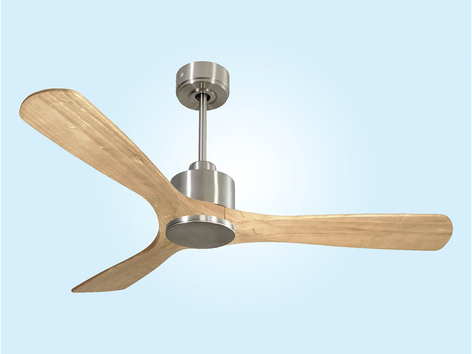 Ventilateur de plafond Réversible  Thermostat Wifi Moteur à courant continu Toits en pente Télécommande Hypersilence Mémoire