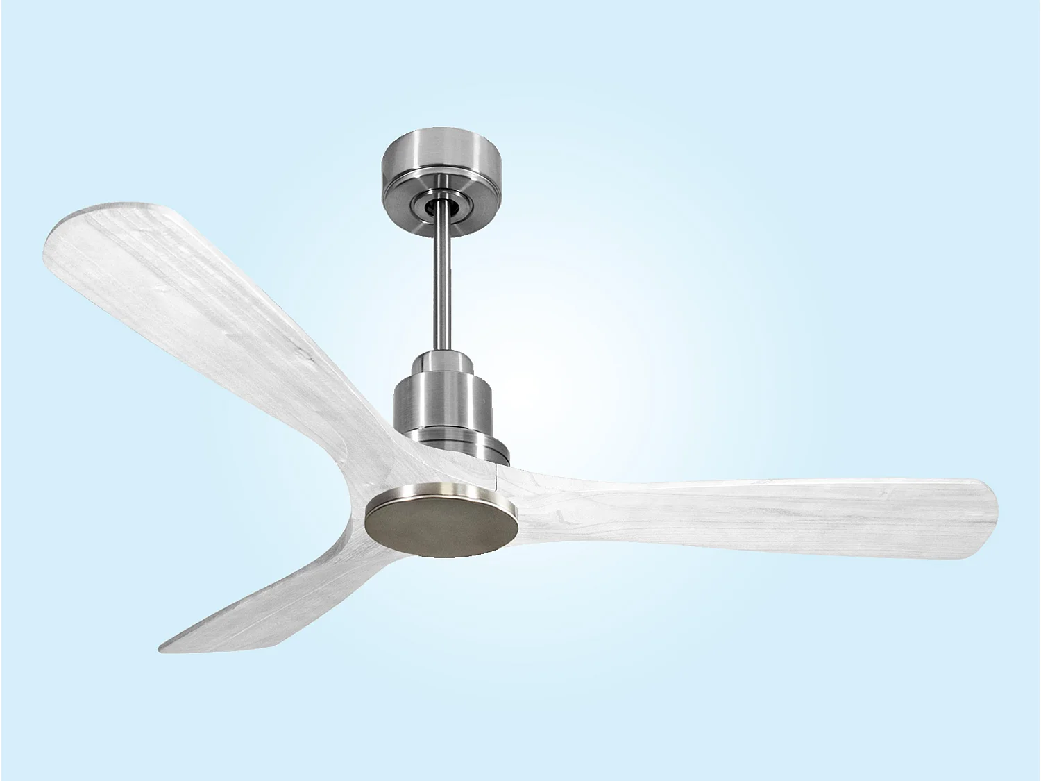 Ventilateur de plafond Réversible  Thermostat Wifi Moteur à courant continu Toits en pente Télécommande Hypersilence Mémoire Shopify Vendible (AUTOMATIQUE)