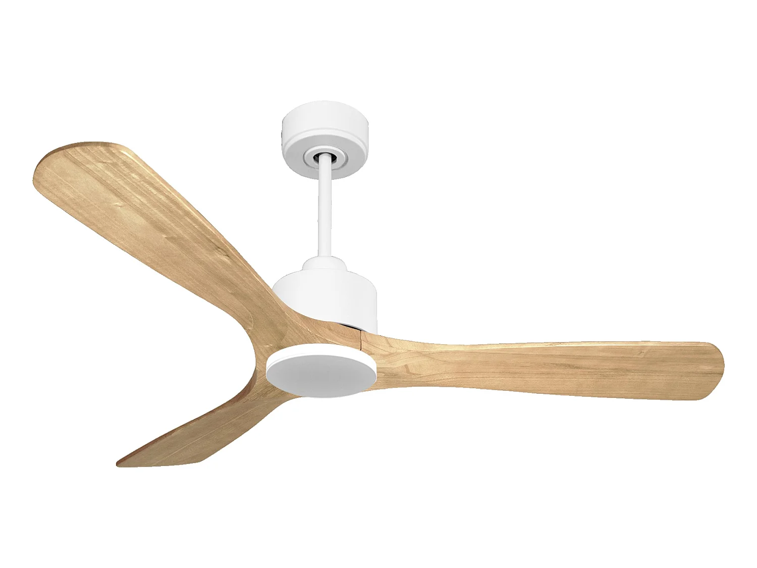 Ventilateur de plafond Réversible  Thermostat Wifi Moteur à courant continu Toits en pente Télécommande Hypersilence Mémoire