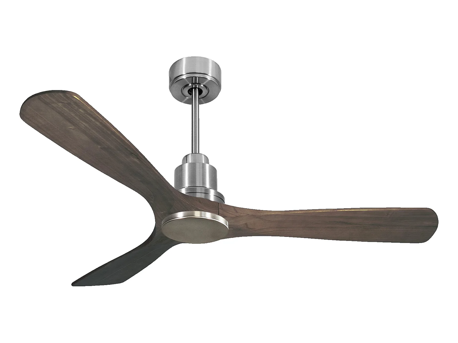 Ventilateur de plafond Réversible  Thermostat Wifi Moteur à courant continu Toits en pente Télécommande Hypersilence Mémoire Shopify Vendible (AUTOMATIQUE)