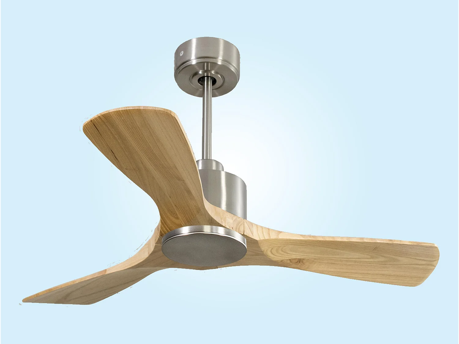 Ventilateur de plafond Réversible  Thermostat Wifi Moteur à courant continu Toits en pente Télécommande Hypersilence Mémoire
