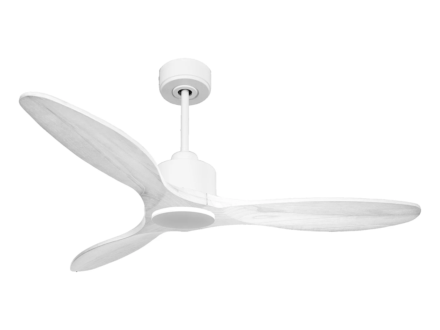 Ventilateur de plafond Réversible  Thermostat Wifi Moteur à courant continu Toits en pente Télécommande Hypersilence Mémoire
