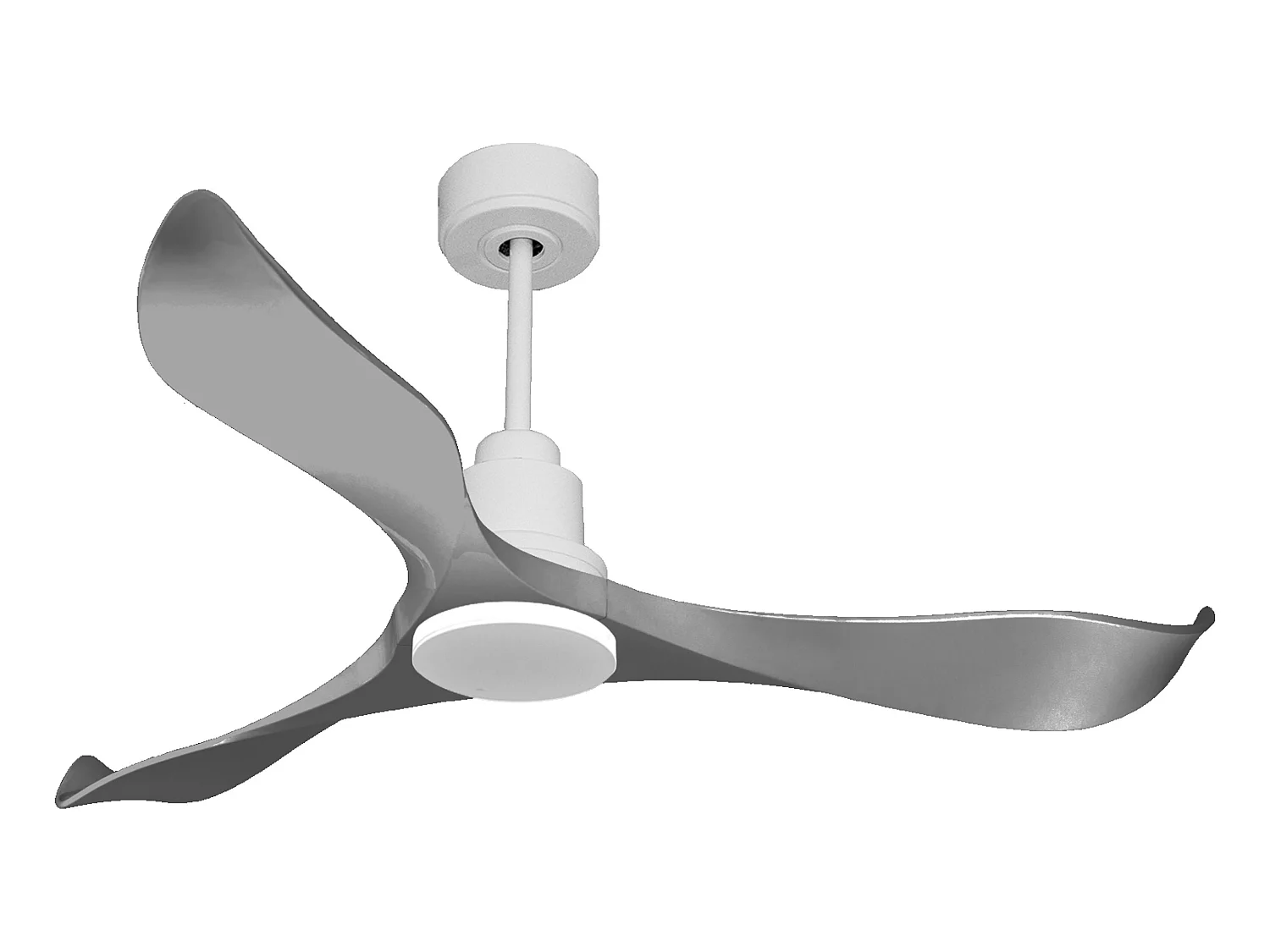 Ventilateur de plafond Réversible  Thermostat Wifi Moteur à courant continu Toits en pente Télécommande Mémoire Shopify Vendible (AUTOMATIQUE)