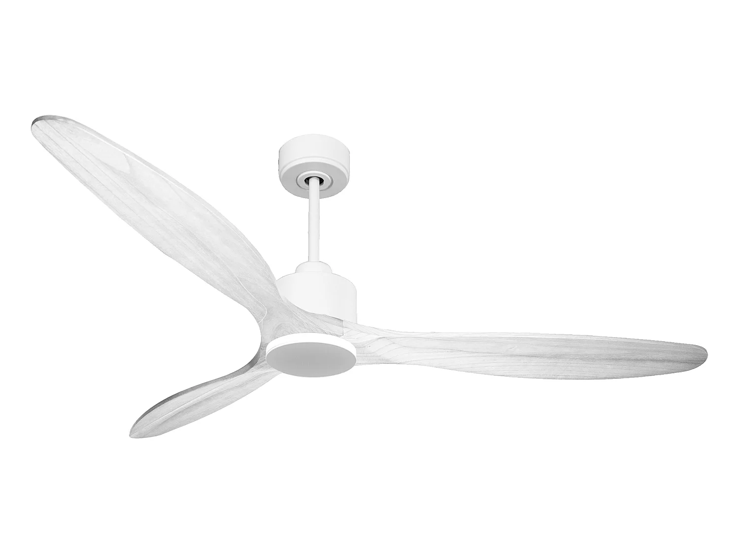Ventilateur de plafond Réversible  Thermostat Wifi Moteur à courant continu Toits en pente Télécommande Hypersilence Mémoire Shopify Vendible (AUTOMATIQUE)