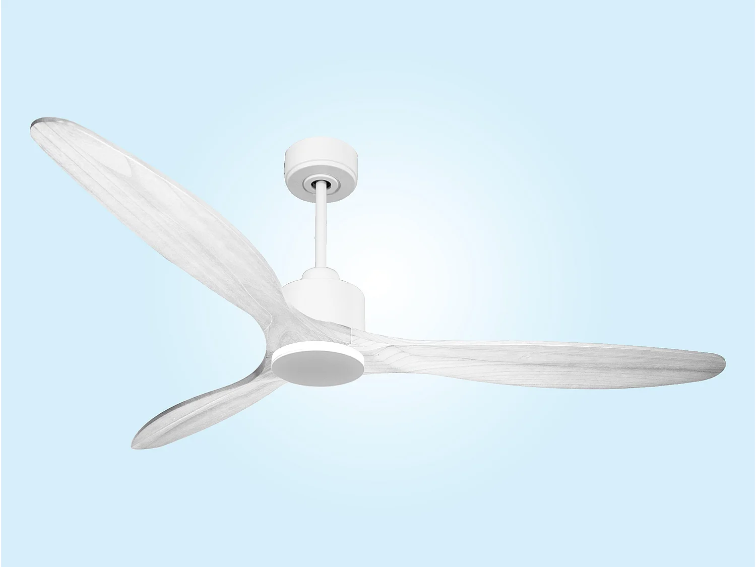 Ventilateur de plafond Réversible  Thermostat Wifi Moteur à courant continu Toits en pente Télécommande Hypersilence Mémoire Shopify Vendible (AUTOMATIQUE)