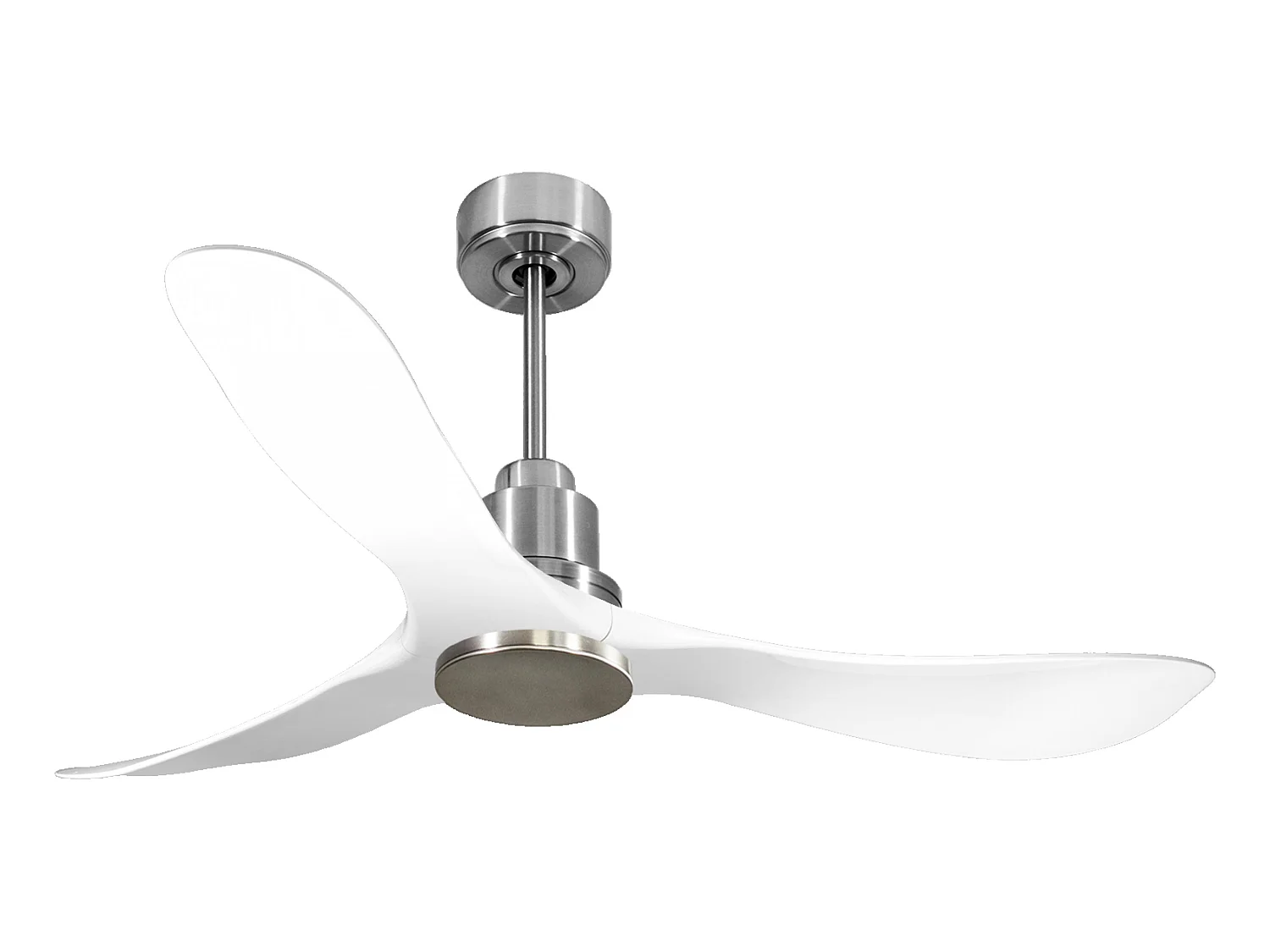Ventilateur de plafond Réversible  Thermostat Wifi Moteur à courant continu Toits en pente Télécommande Hypersilence Mémoire Shopify Vendible (AUTOMATIQUE)