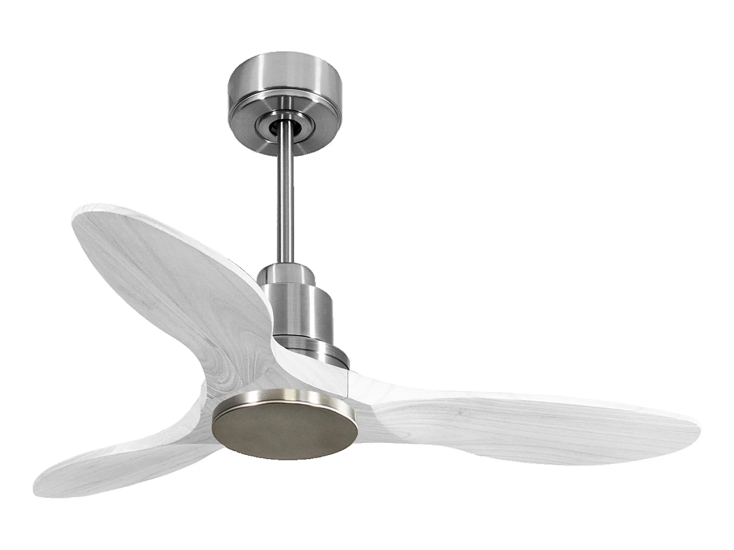 Ventilateur de plafond Réversible  Thermostat Wifi Moteur à courant continu Toits en pente Télécommande Hypersilence Mémoire Shopify Vendible (AUTOMATIQUE)