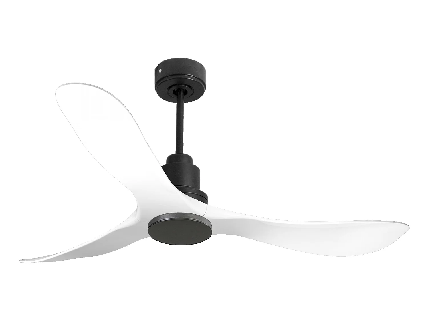 Ventilateur de plafond Réversible  Thermostat Wifi Moteur à courant continu Toits en pente Télécommande Hypersilence Mémoire Shopify Vendible (AUTOMATIQUE)