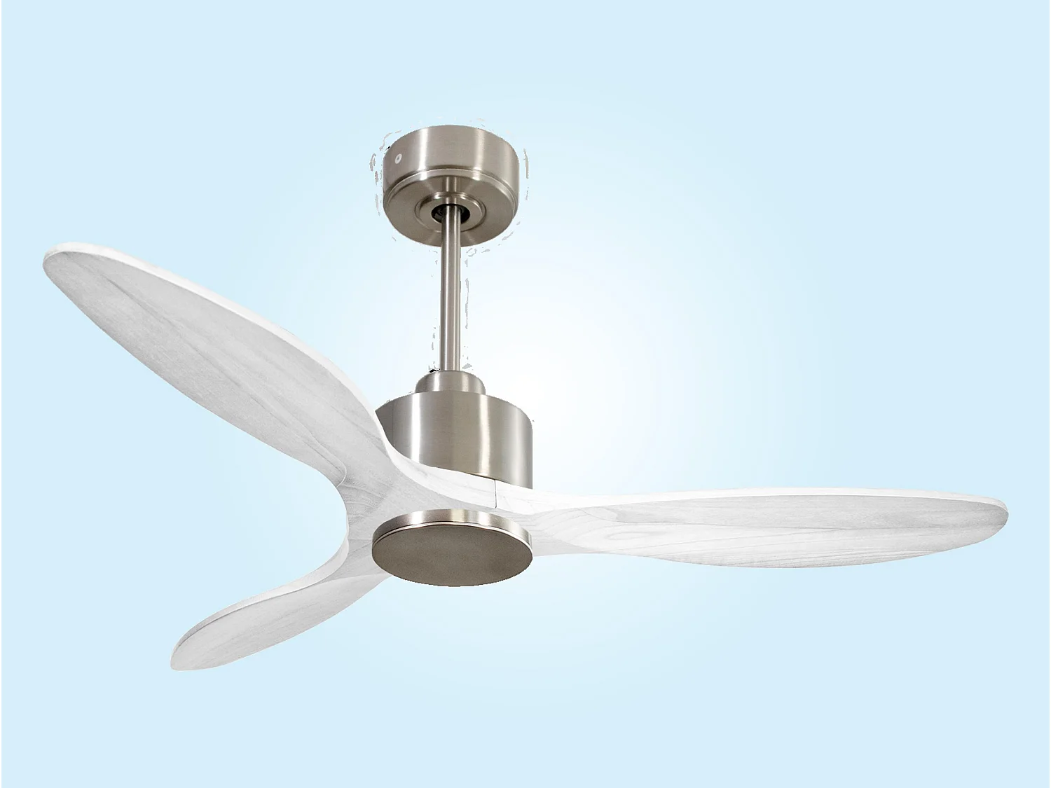 Ventilateur de plafond Réversible  Thermostat Wifi Moteur à courant continu Toits en pente Télécommande Hypersilence Mémoire