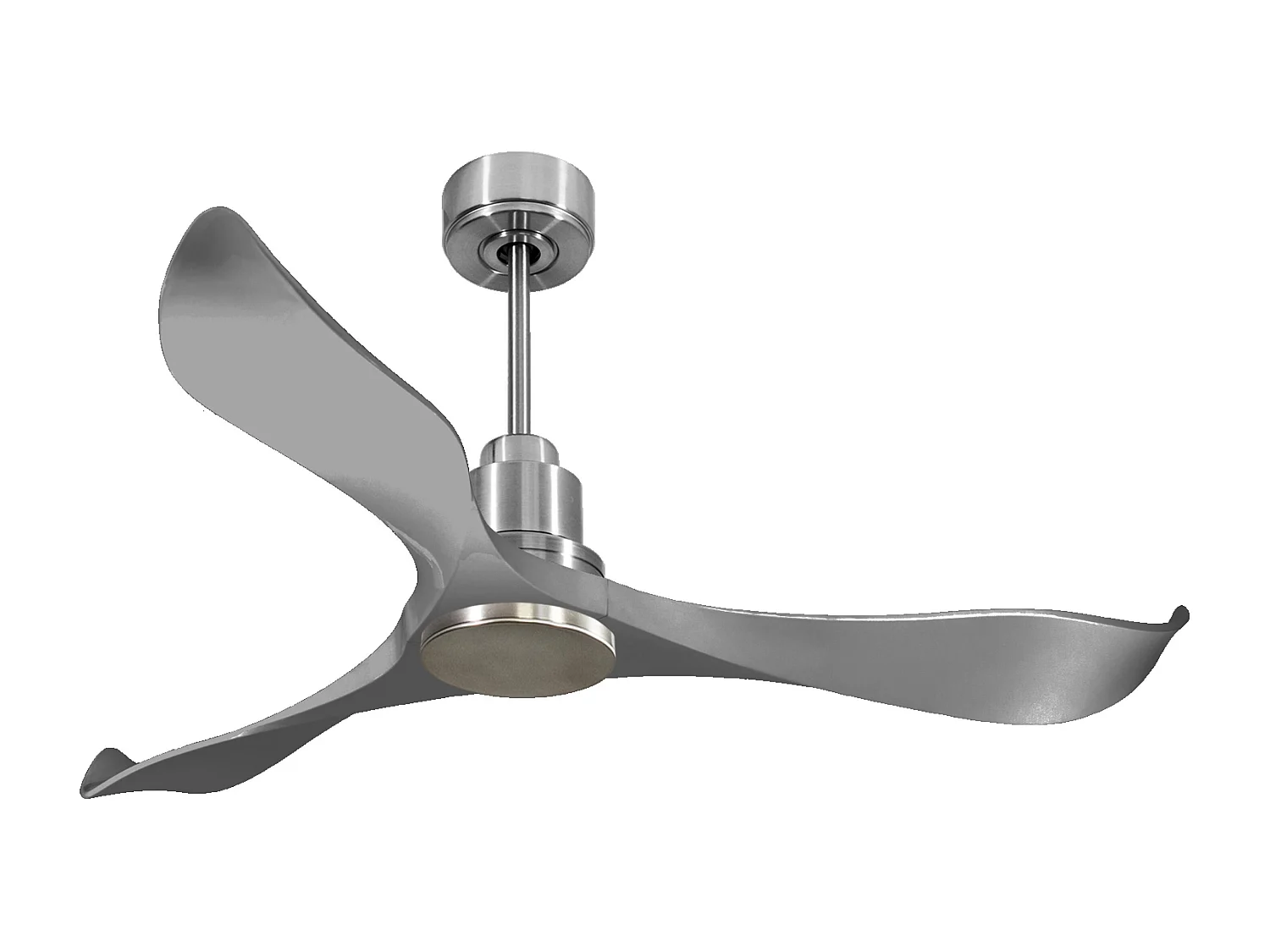 Ventilador de techo Modo Invierno/Verano Termostato Wifi Motor DC Techos Inclinados Mando a Distancia Hypersilence (Memoria O)