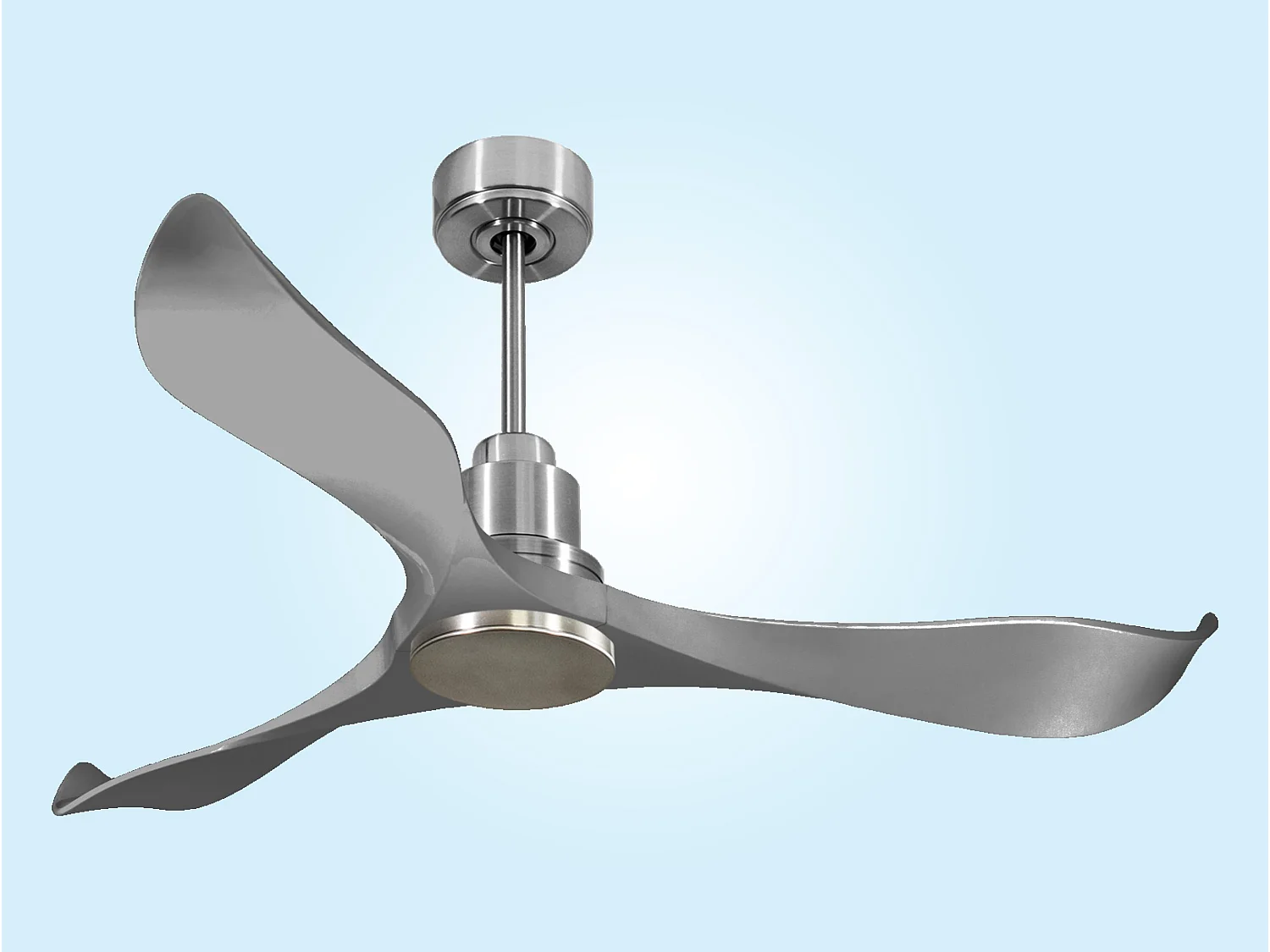 Ventilador de techo Modo Invierno/Verano Termostato Wifi Motor DC Techos Inclinados Mando a Distancia Hypersilence (Memoria O)