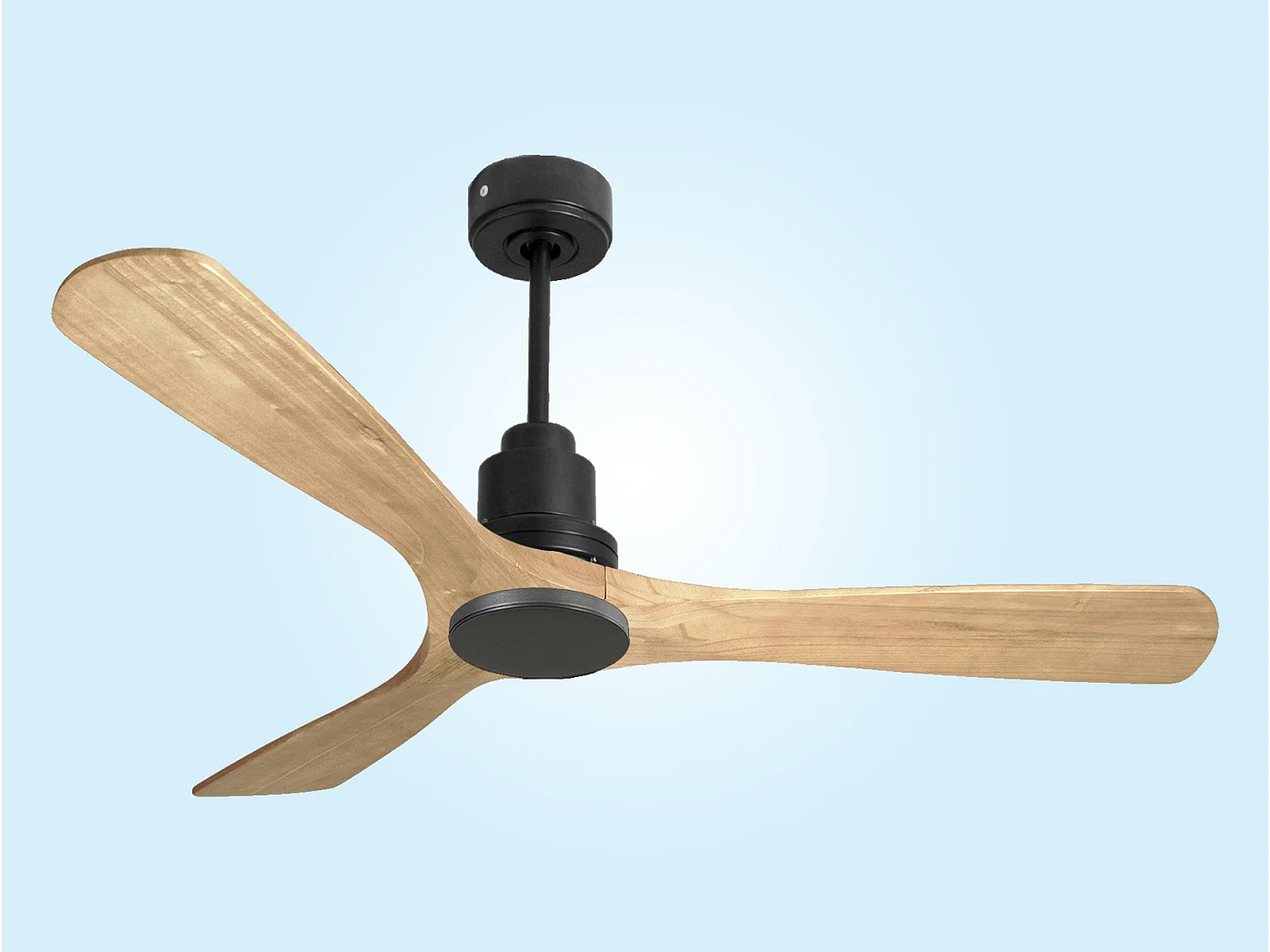 Ventilateur de plafond Réversible  Thermostat Wifi Moteur à courant continu Toits en pente Télécommande Hypersilence Mémoire Shopify Vendible (AUTOMATIQUE)