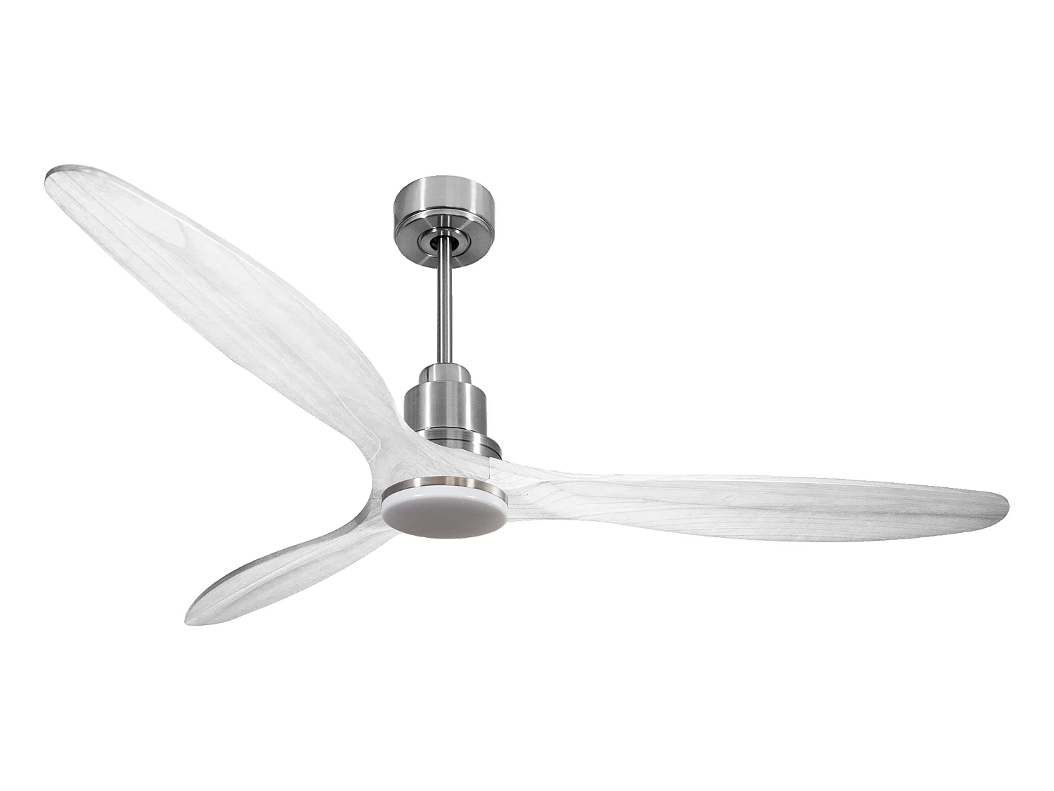 Ventilateur de plafond Réversible  Thermostat Dimmable Wifi Moteur à courant continu Toits en pente Télécommande Lumière à trois tons Hypersilence Mémoire