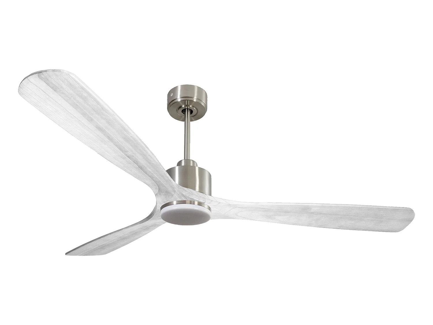 Ventilateur de plafond Réversible  Thermostat Dimmable Wifi Moteur à courant continu Toits en pente Télécommande Lumière à trois tons Hypersilence Mémoire