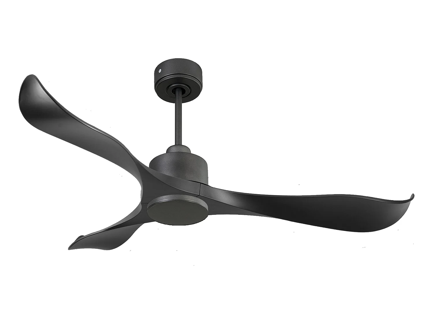 Ventilateur de plafond Réversible  Thermostat Wifi Moteur à courant continu Toits en pente Télécommande Adaptateur 2/3 Lames Hypersilence Mémoire