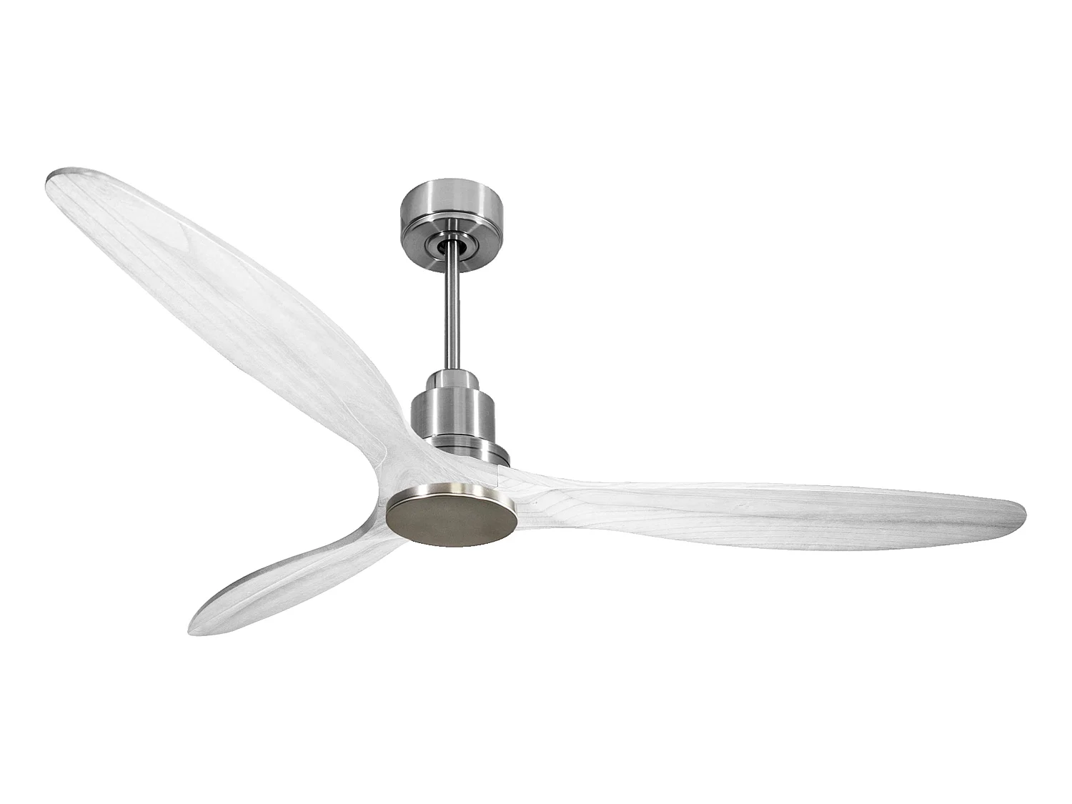 Ventilateur de plafond Réversible  Thermostat Wifi Moteur à courant continu Toits en pente Télécommande Hypersilence Mémoire Shopify Vendible (AUTOMATIQUE)