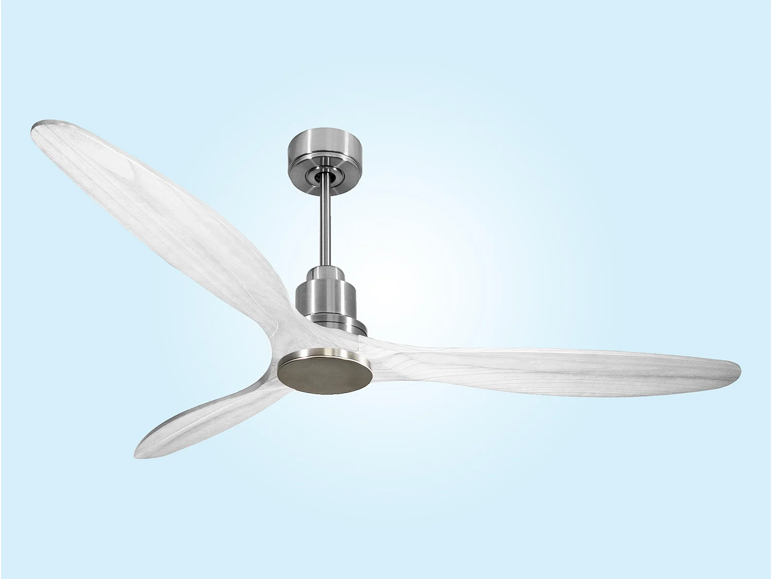 Ventilateur de plafond Réversible  Thermostat Wifi Moteur à courant continu Toits en pente Télécommande Hypersilence Mémoire Shopify Vendible (AUTOMATIQUE)