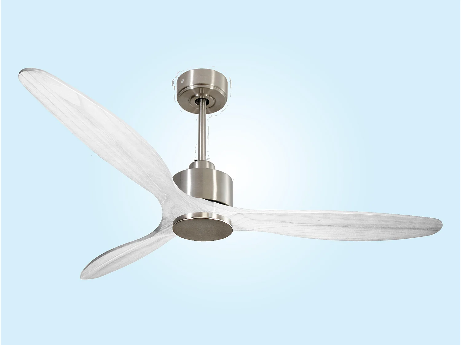 Ventilateur de plafond Réversible  Thermostat Wifi Moteur à courant continu Toits en pente Télécommande Hypersilence Mémoire