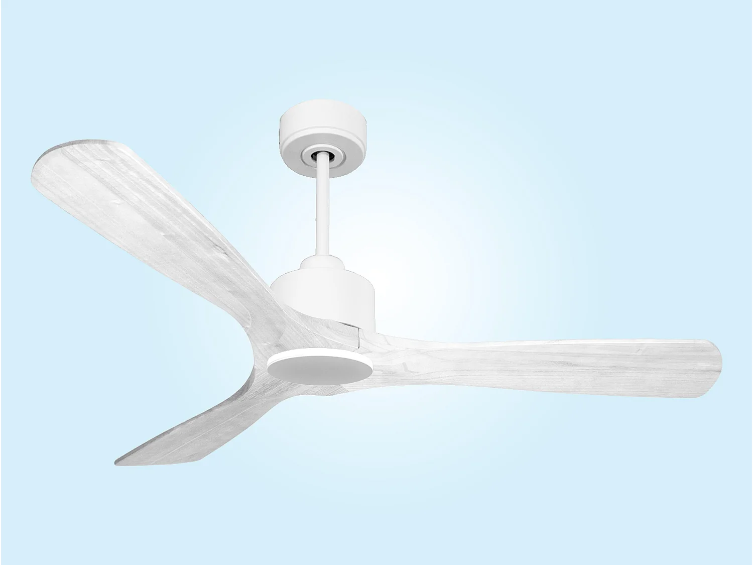 Ventilateur de plafond Wifi Moteur à courant continu Télécommande Hypersilence Mémoire