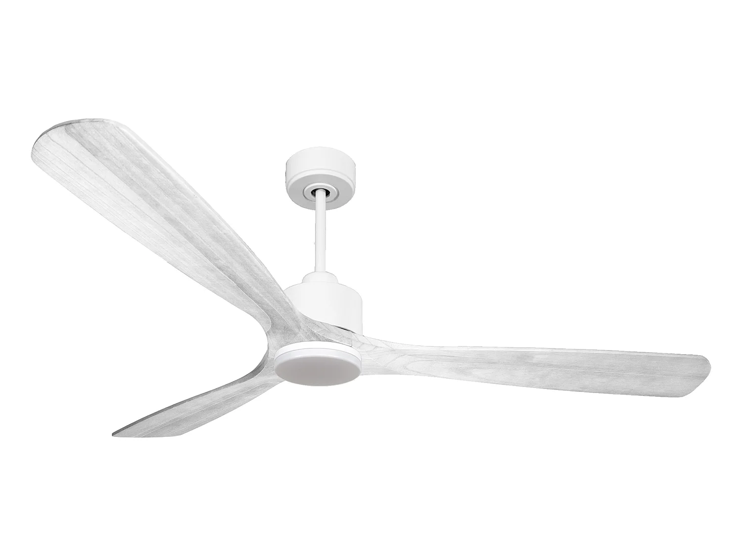 Ventilateur de plafond Réversible  Thermostat Dimmable Wifi Moteur à courant continu Toits en pente Télécommande Lumière à trois tons Hypersilence Mémoire