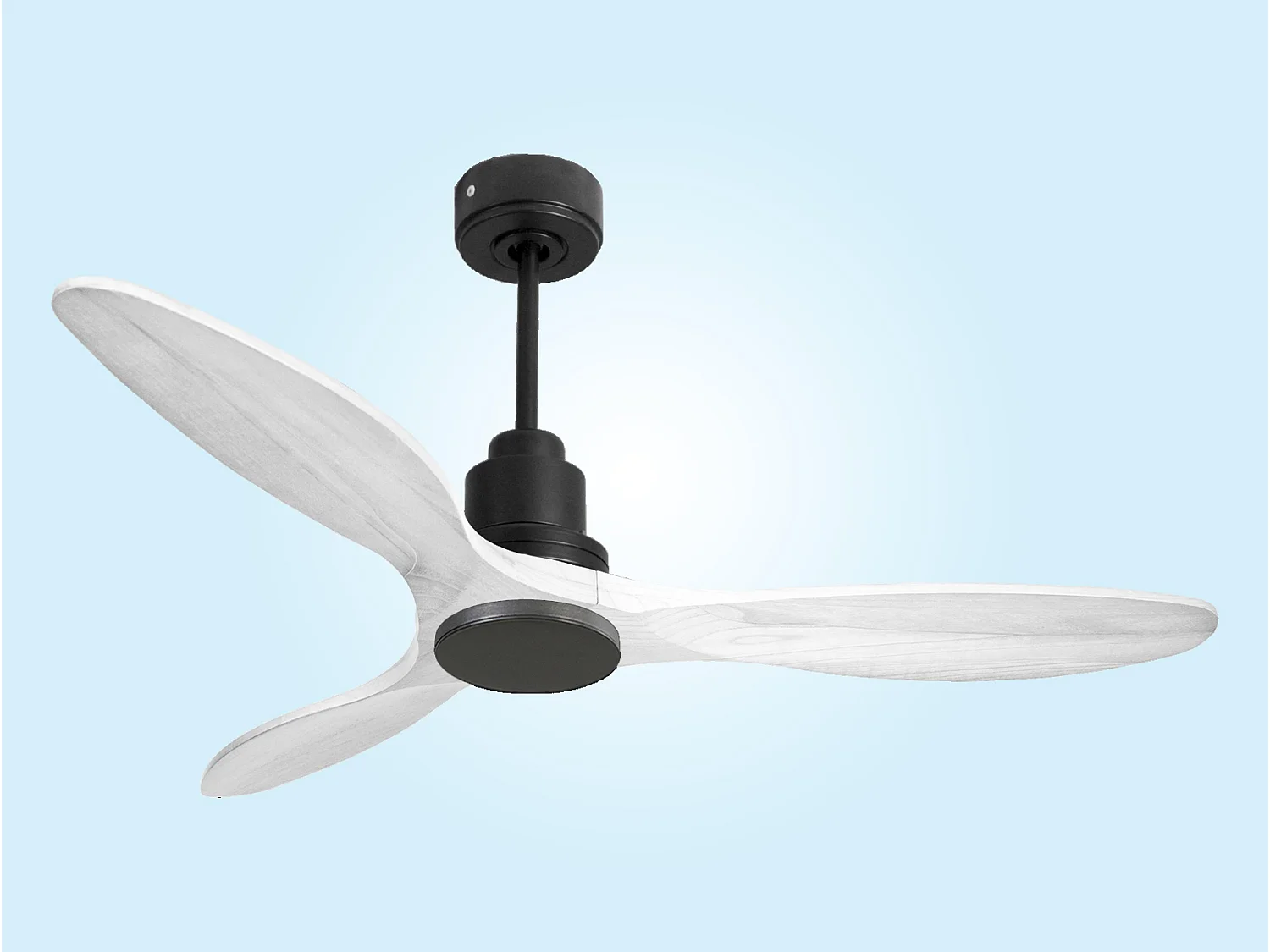 Ventilateur de plafond Réversible  Thermostat Wifi Moteur à courant continu Toits en pente Télécommande Hypersilence Mémoire Shopify Vendible (AUTOMATIQUE)