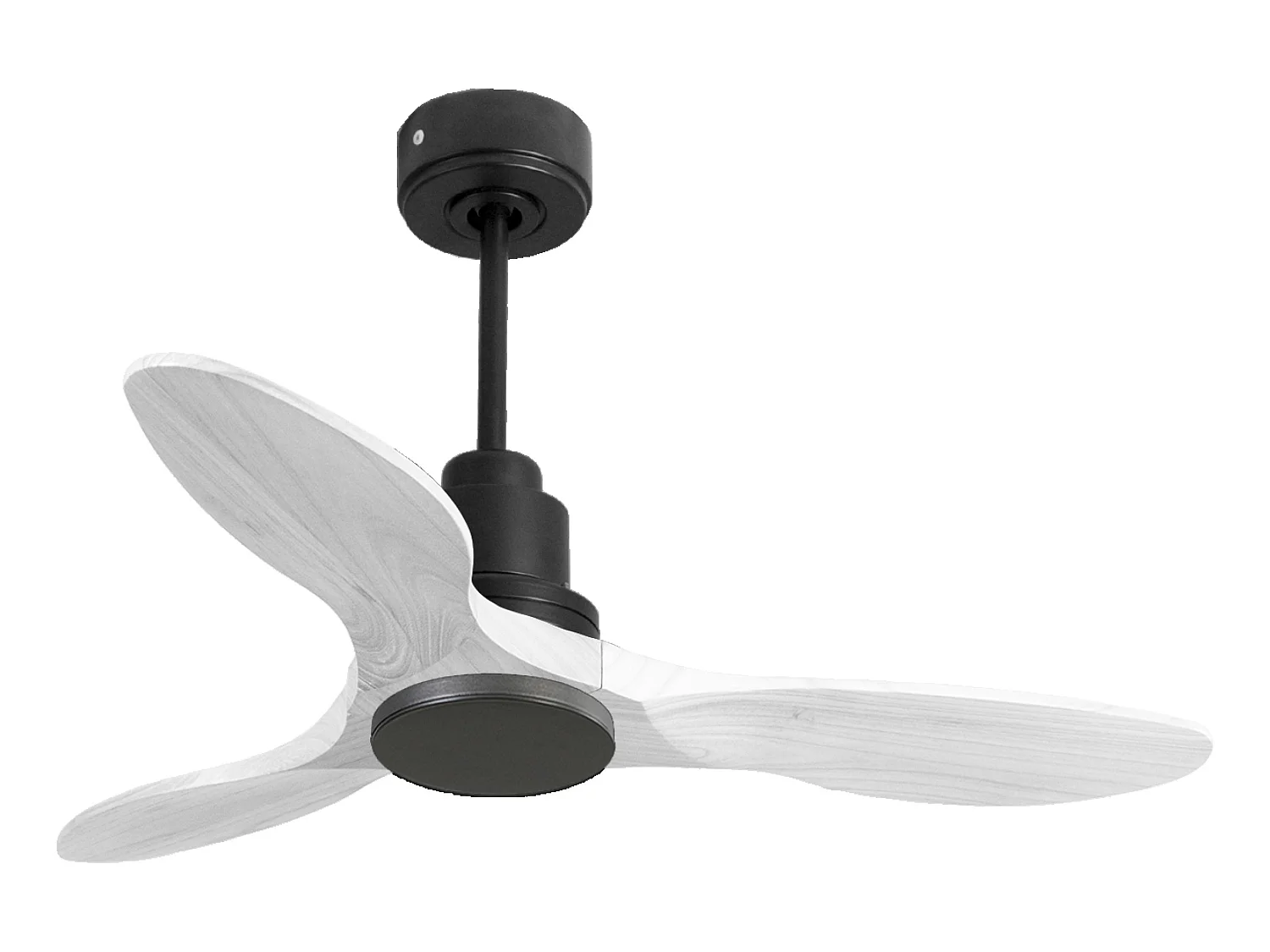Ventilateur de plafond Réversible  Thermostat Wifi Moteur à courant continu Toits en pente Télécommande Hypersilence Mémoire Shopify Vendible (AUTOMATIQUE)