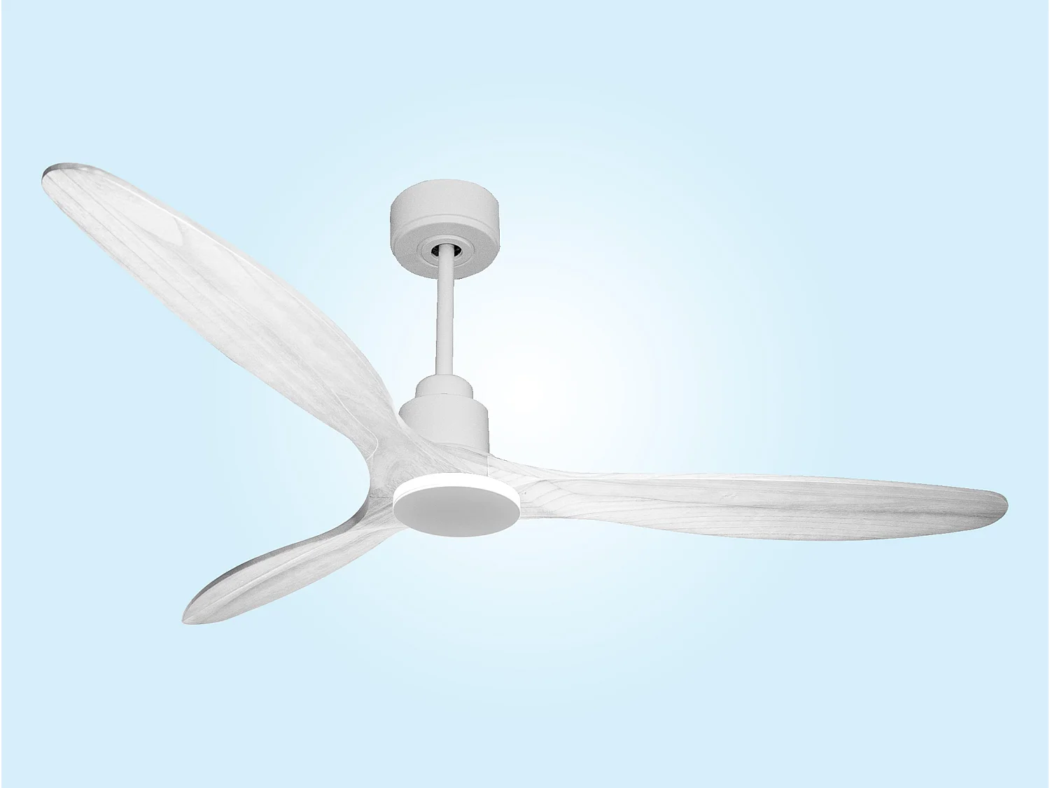 Ventilateur de plafond Wifi Moteur à courant continu Télécommande Hypersilence Mémoire