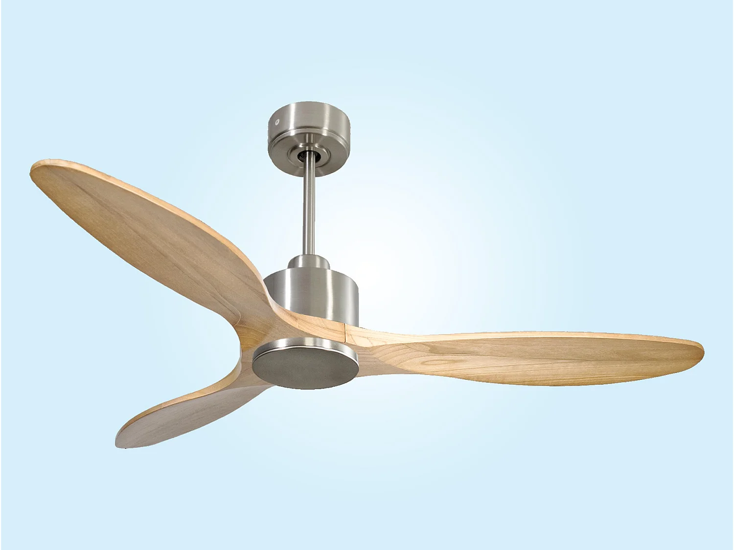 Ventilateur de plafond Réversible  Thermostat Wifi Moteur à courant continu Toits en pente Télécommande Hypersilence Mémoire