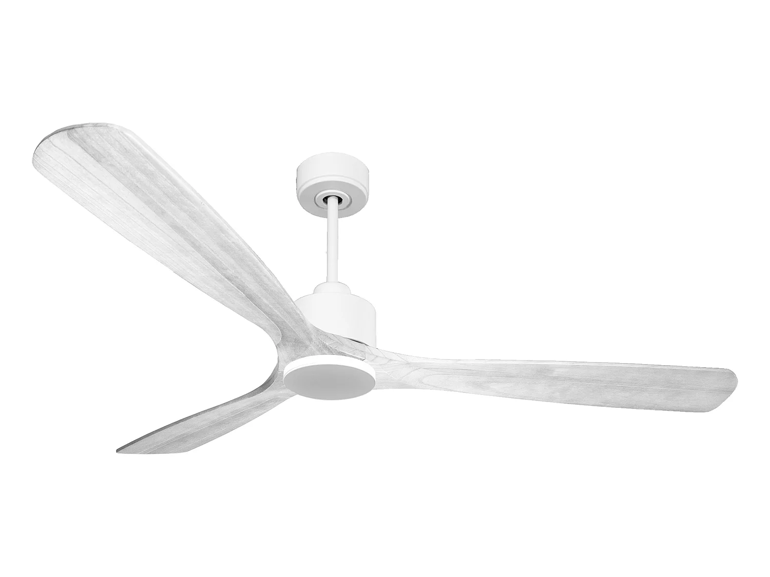 Ventilateur de plafond Réversible  Thermostat Wifi Moteur à courant continu Toits en pente Télécommande Hypersilence Mémoire Shopify Vendible (AUTOMATIQUE)