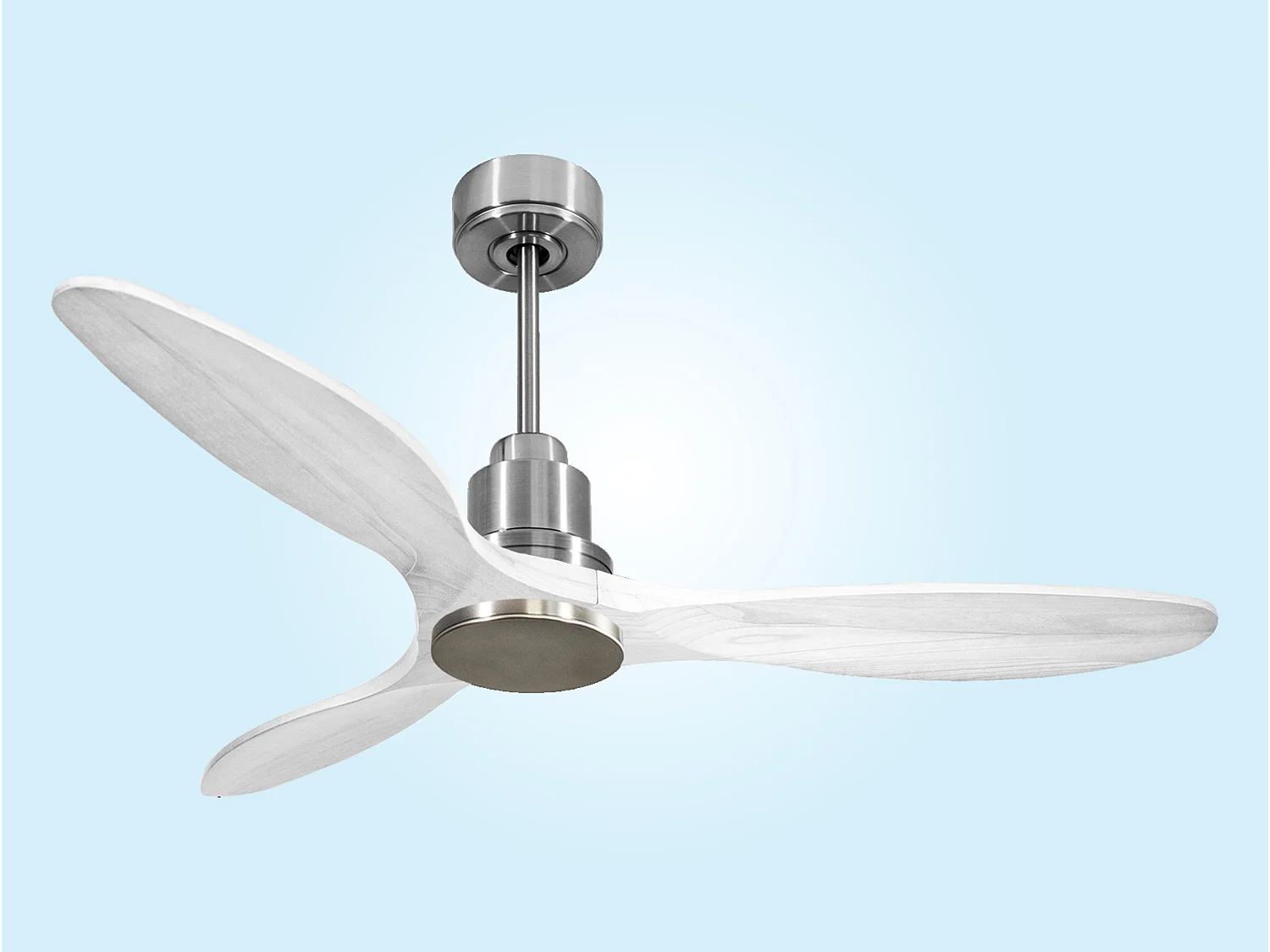 Ventilateur de plafond Réversible  Thermostat Wifi Moteur à courant continu Toits en pente Télécommande Hypersilence Mémoire Shopify Vendible (AUTOMATIQUE)