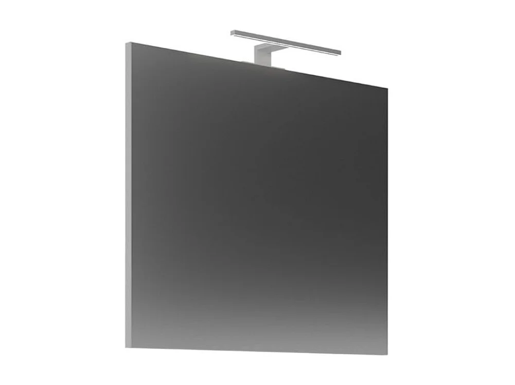 Mueble de baño Lhotse con lavabo y espejo natural 80 cm