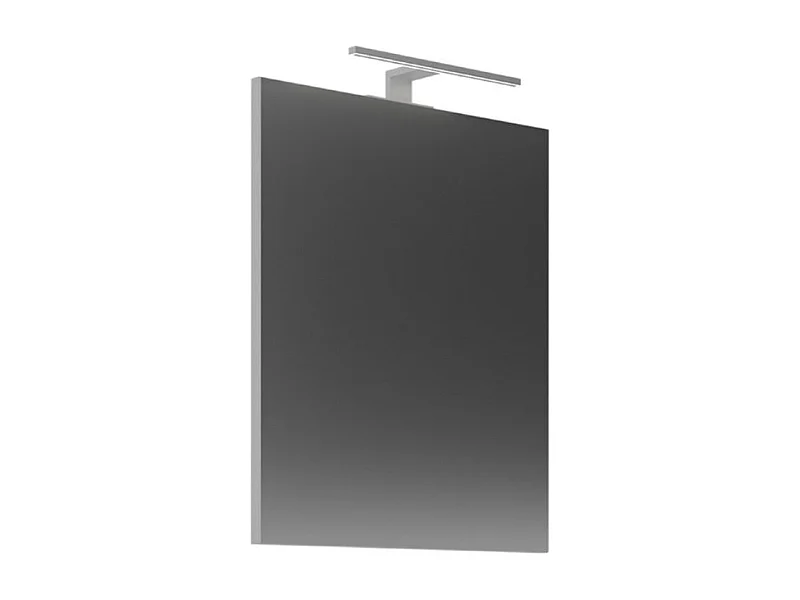 Mueble de baño Lova con lavabo y espejo blanco 60 cm