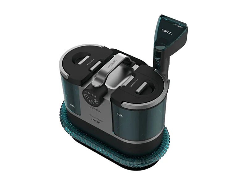 Aspirador de tapicerías Cecotec Conga 7000 Carpet&Spot Clean Steam XXL 1700W 2 depósitos gris/azul