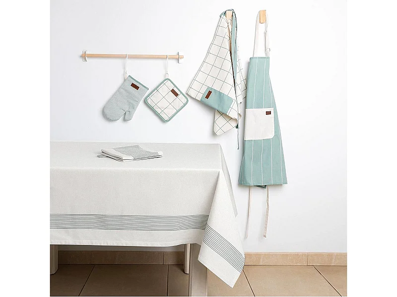 Mantel Okapi Due Vinthera algodón blanco145x200 cm