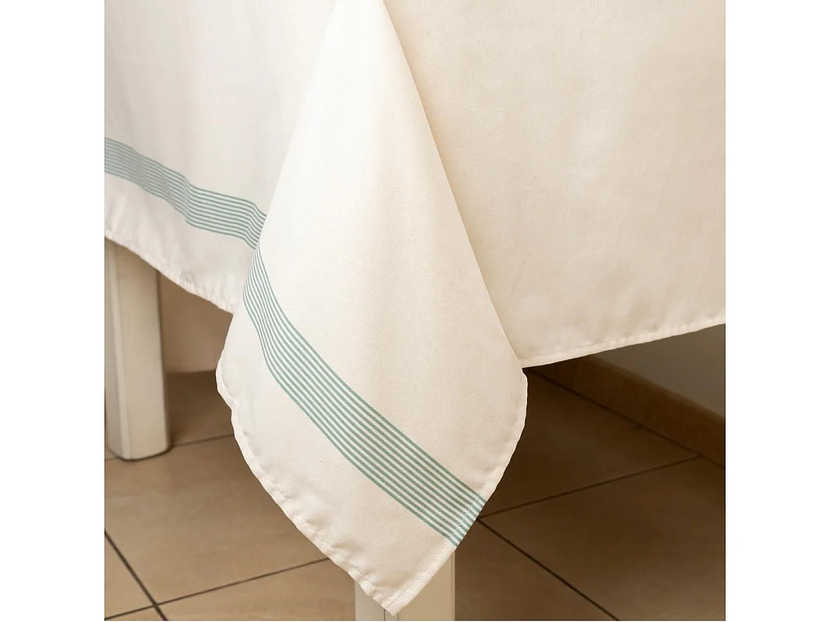 Mantel Okapi Due Vinthera algodón blanco145x200 cm