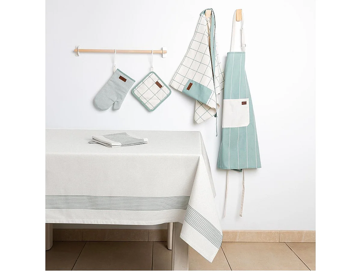 Mantel Okapi Due Vinthera algodón blanco145x200 cm