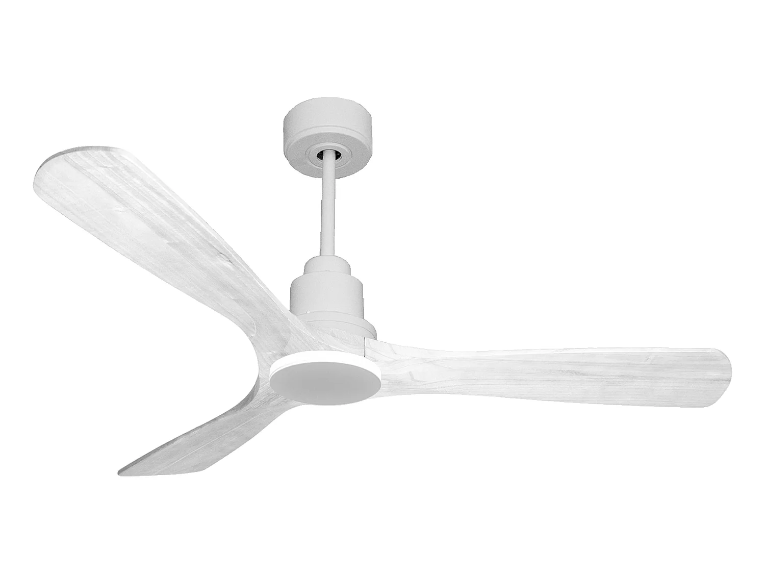 Ventilateur de plafond Réversible  Thermostat Wifi Moteur à courant continu Toits en pente Télécommande Hypersilence Mémoire Shopify Vendible (AUTOMATIQUE)