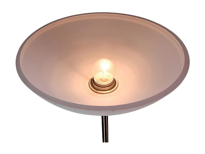 Lámpara de pie Milano Bel Air 40W con brazo orientable cobre 178 cm