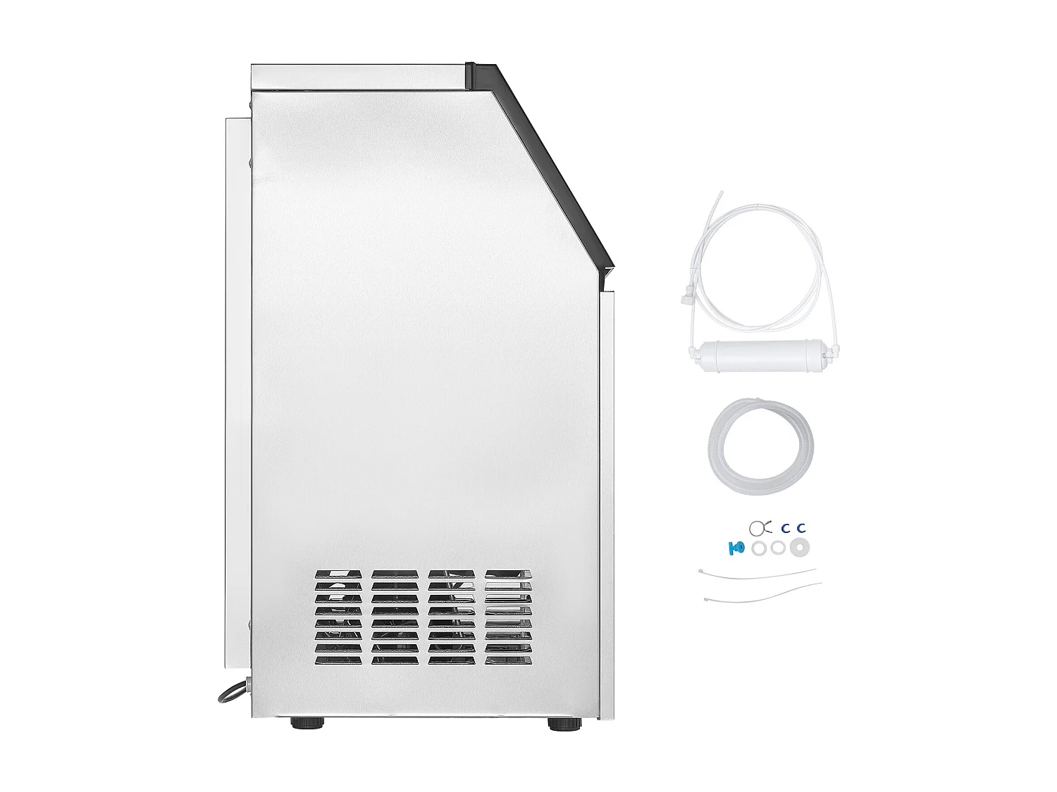 Machine à Glaçons SucceBuy, Capacité de 50 kg/24 h, 36 Glaçons, pour Bar Restaurant