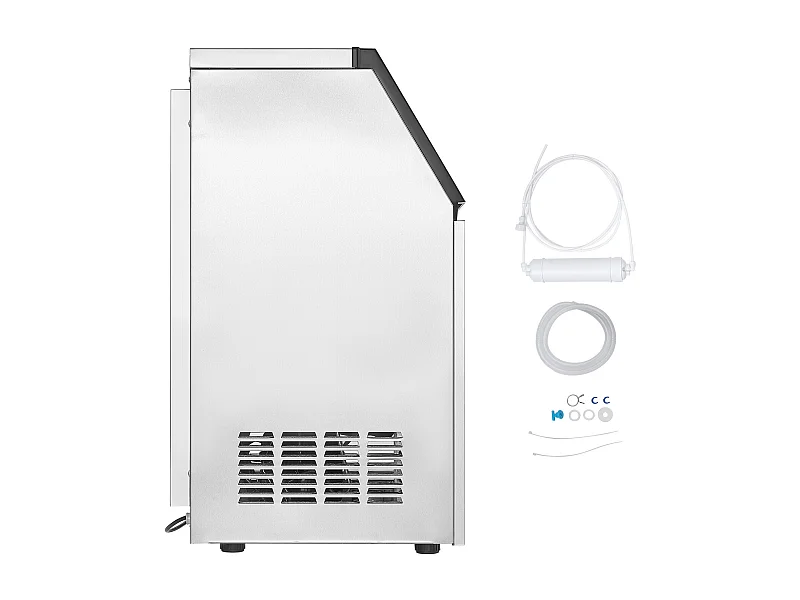 Machine à Glaçons SucceBuy, Capacité de 50 kg/24 h, 36 Glaçons, pour Bar Restaurant