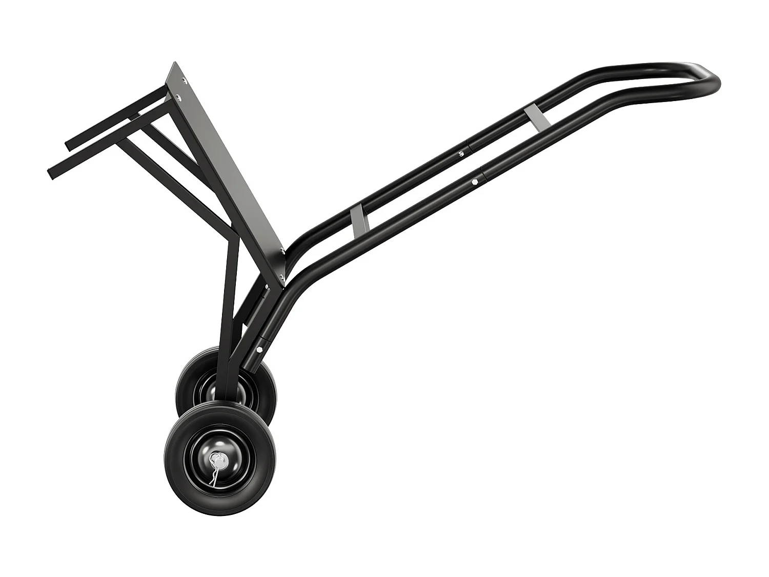 Chariot Support Porte Chaise Pliante SucceBuy, pour 10 Chaises, Charge 68kg à Pousser