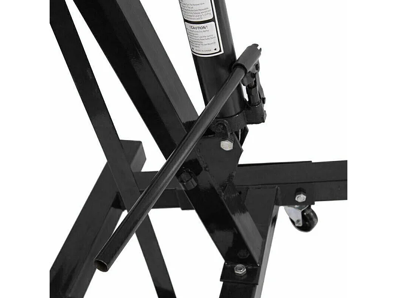 Grue d’atelier – charge max 2000 kg – levage 0-1830 mm - Hydraulique - Pliable - avec 6 roues pivotantes -  165x99x150CM