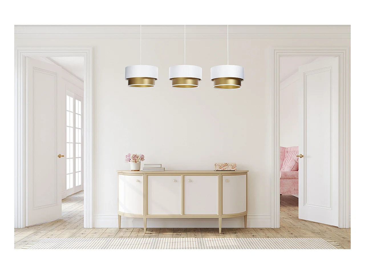 Suspension Duo Line Blanc