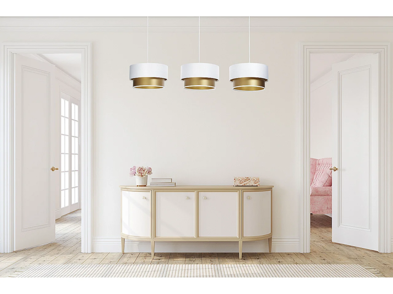 Suspension Duo Line Blanc