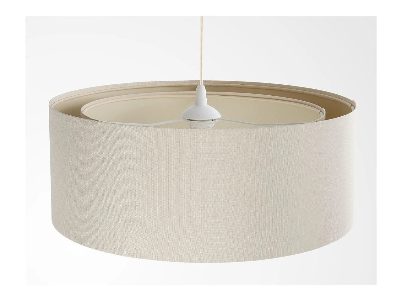 Suspension Duo Boho, Ø50cm, Creme