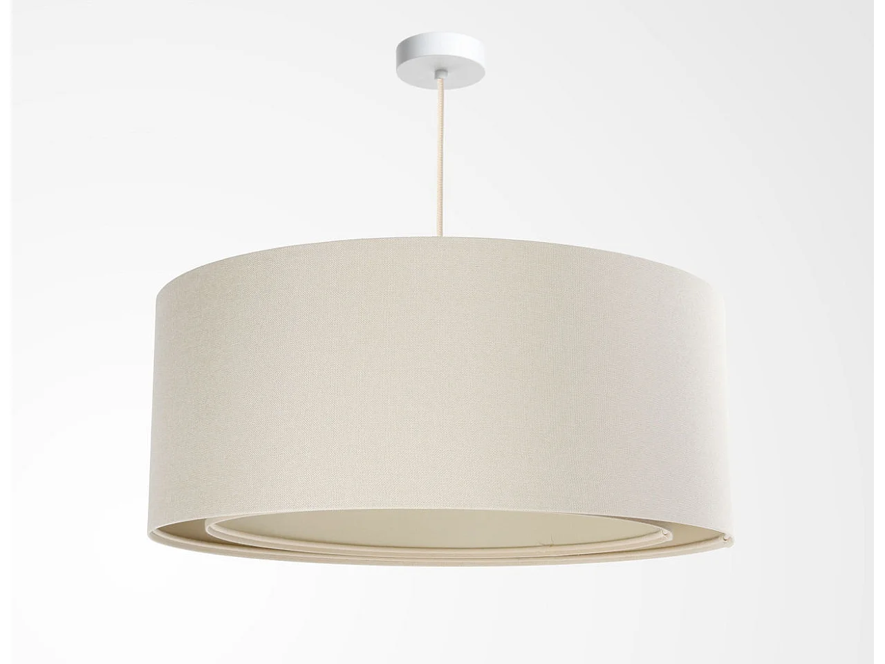 Suspension Duo Boho, Ø50cm, Creme