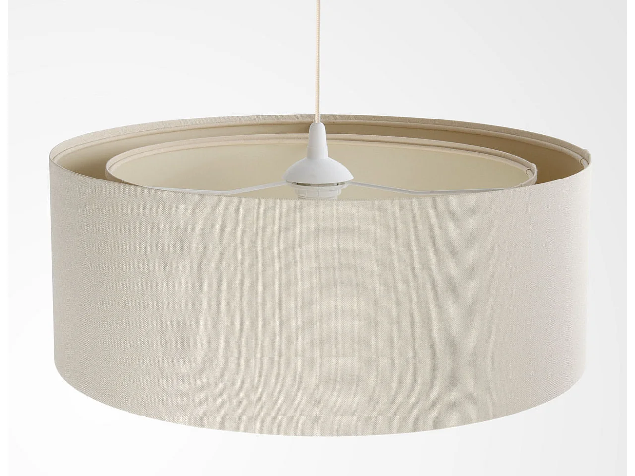 Suspension Duo Boho, Ø50cm, Creme