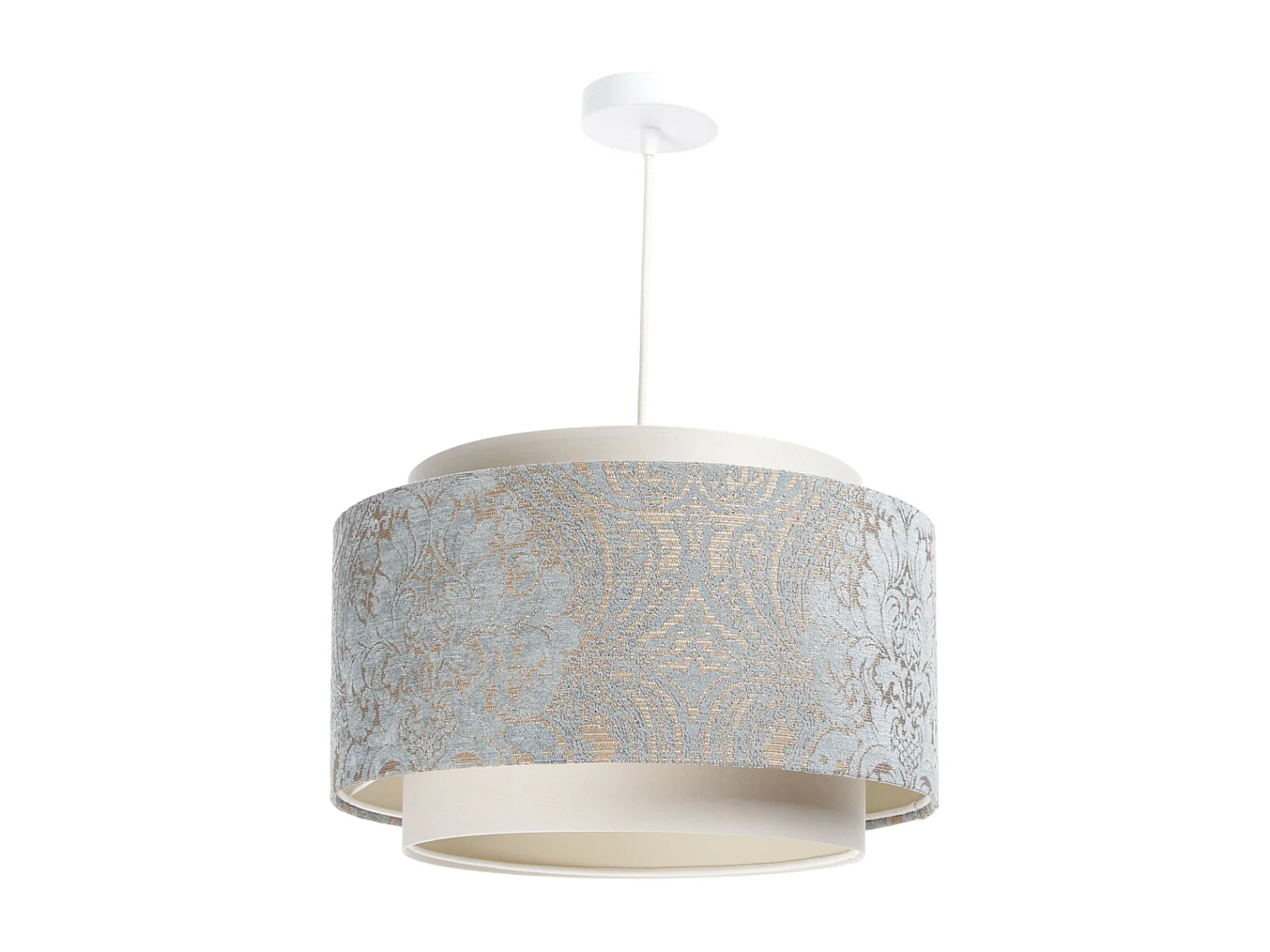 Suspension Doblo à motifs beige