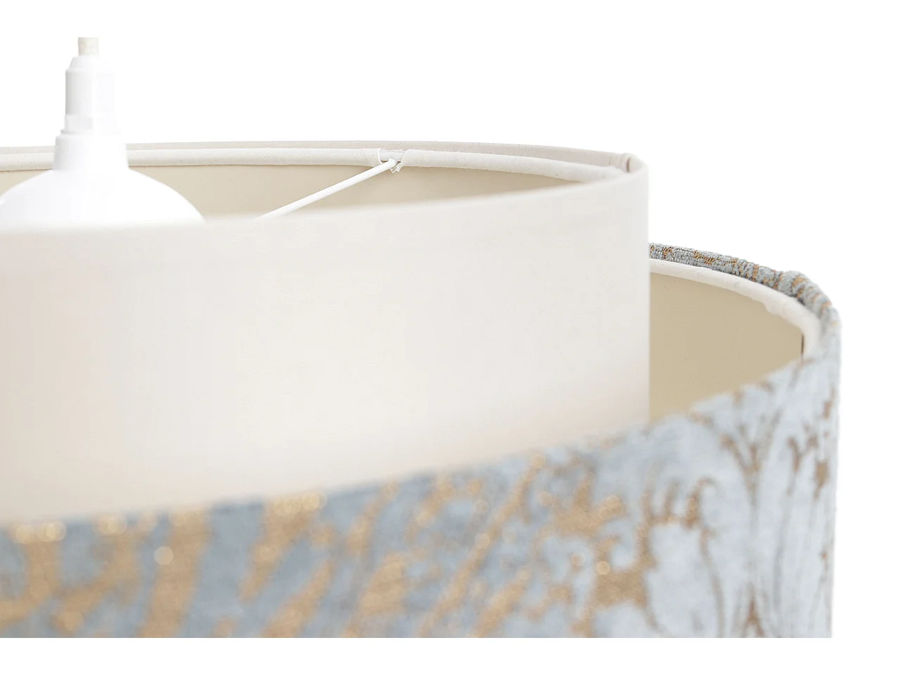 Suspension Doblo à motifs beige