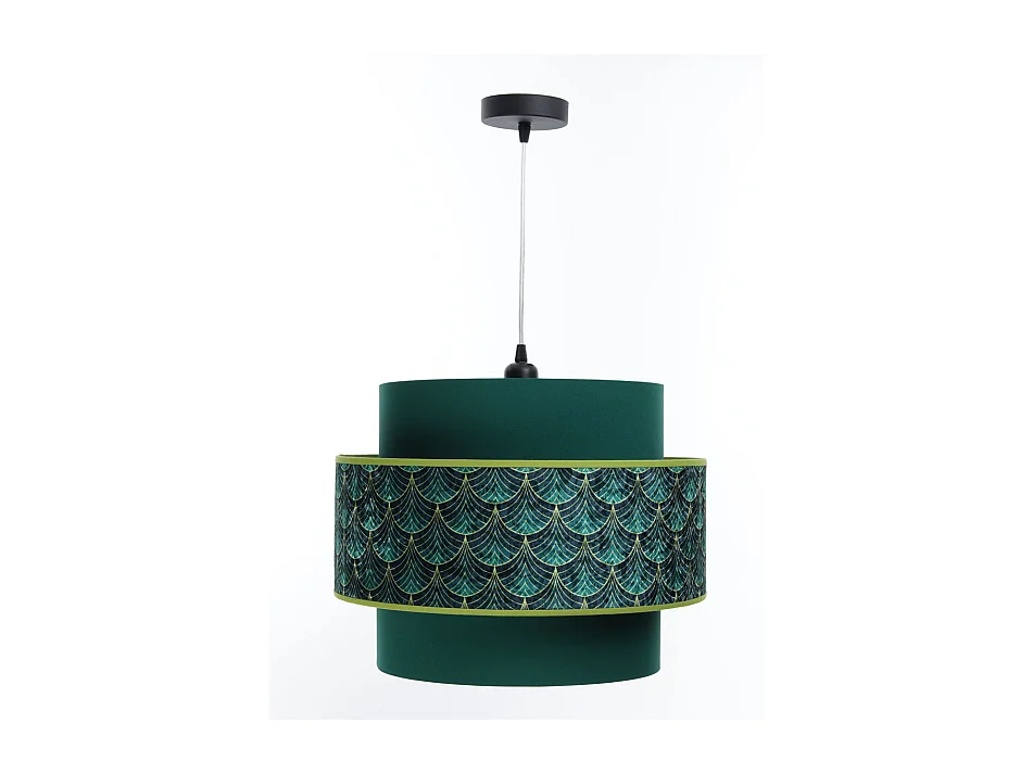 Suspension Doblo à motifs vert